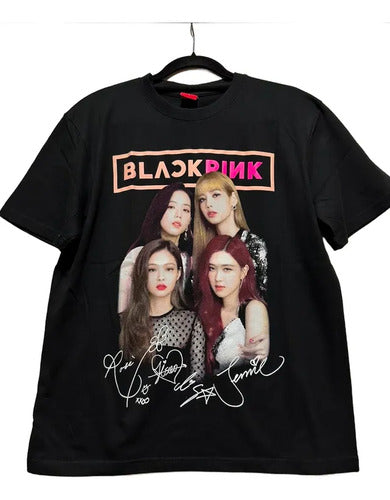 Polera Black Pink