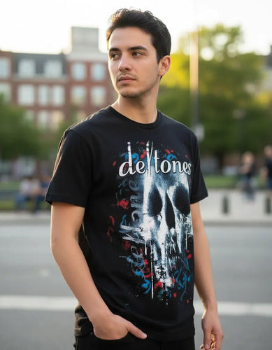 Polera Deftones ~ Deftones(Negro,L)