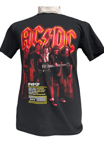 Polera Ac/dc (acdc) - Pwr Up Tour Banda