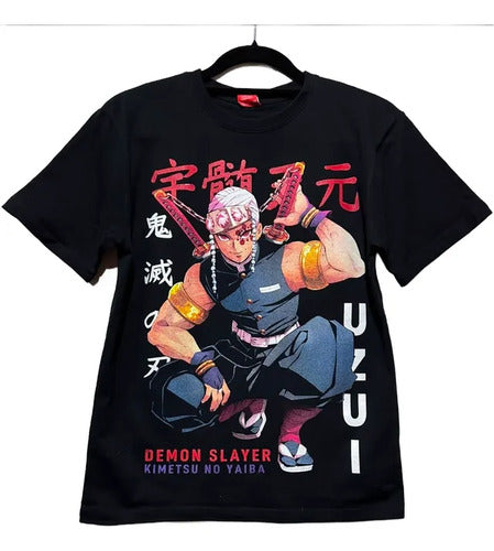 Polera Demon Slayer Kimetsu No Yaiba ~ Tengen Uzui(Negro,M)